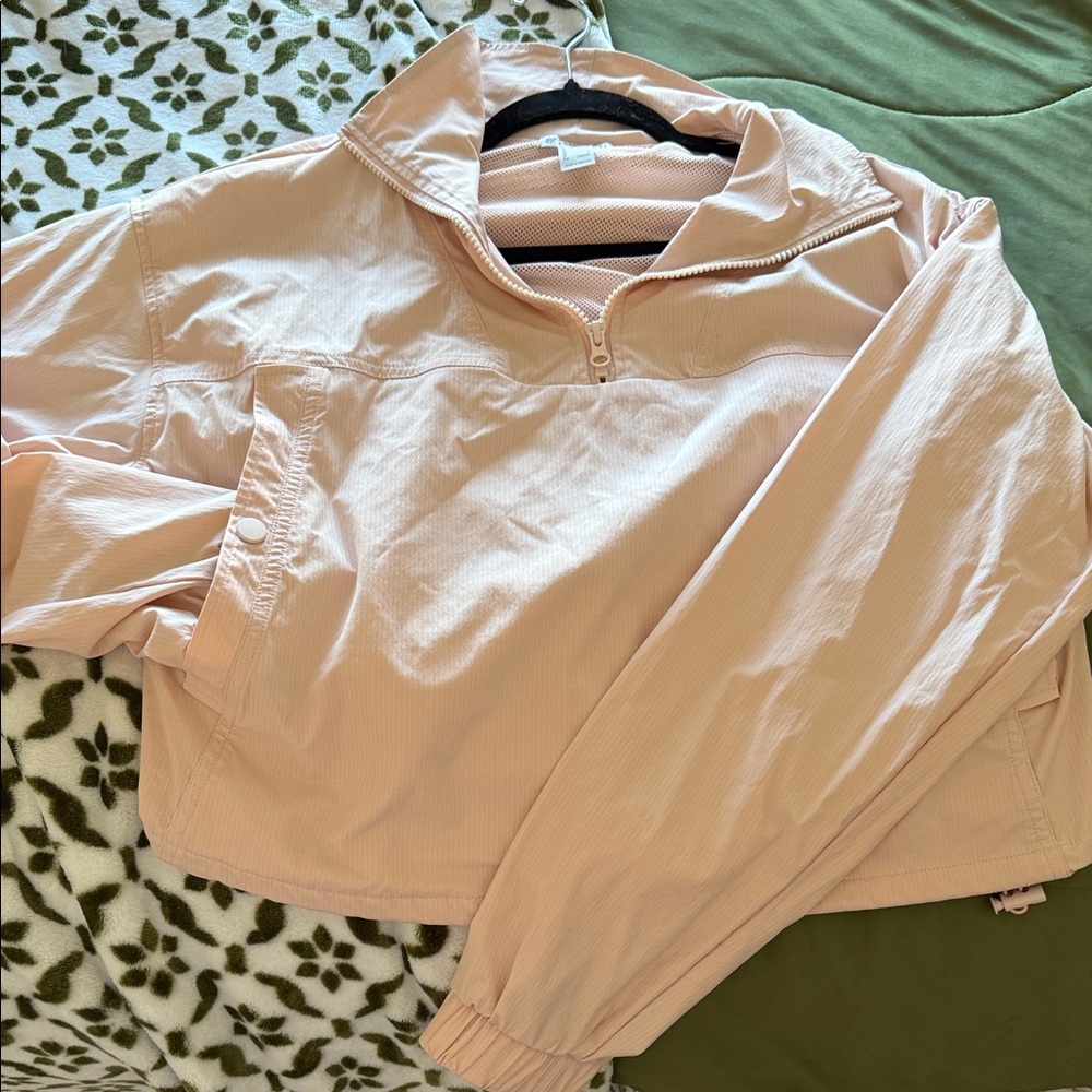 Women's Pink Quarter-Zip Top